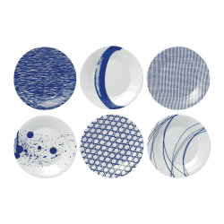 Image showing the Pacific Set of 6 side plates, 16cm, Assorted product.