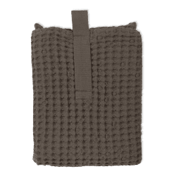 Image showing the Waffle Bath mat, 80 x 55cm, Clay product.