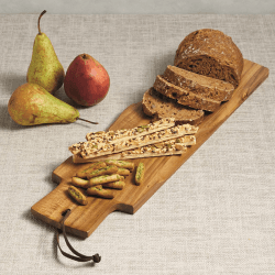 Image showing the Serving plank/baguette board, 48 x 13cm, acacia wood product.