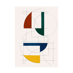 Image showing the Constructions 01 FSC Print, 50 x 70cm product.