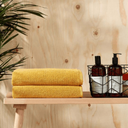 Image showing the Brixton Bath Towel, Saffron product.