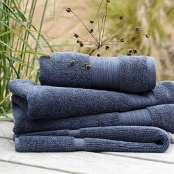 Image showing the Organic Eco Twist Shower Mat, Cinder product.