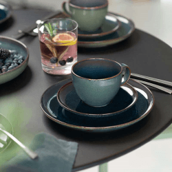 Image showing the Crafted Denim Coffee Cup, 247ml, Blue product.