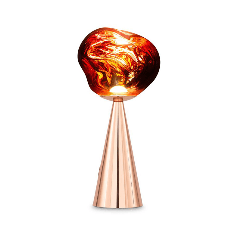 Melt Portable Lamp, H28.5cm, Copper