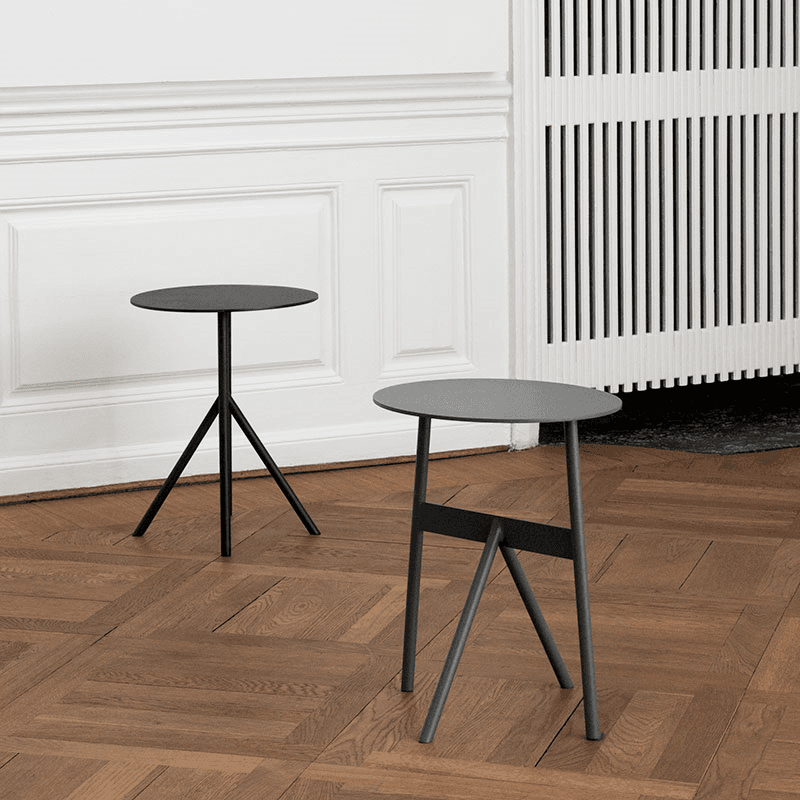 Stock Side Table, H46 x D37cm, Black