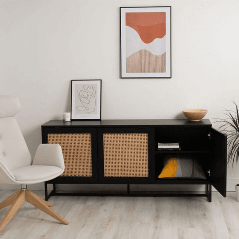 Mia Smart Sideboard, Black