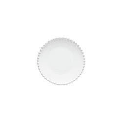 Image showing the Pearl Set of 6 bread plates, 17cm, white product.