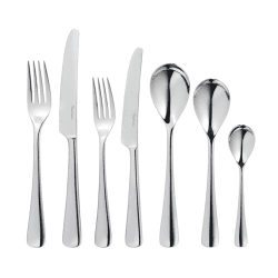 Image showing the Malvern Bright 42 piece cutlery set, Stainless Steel product.