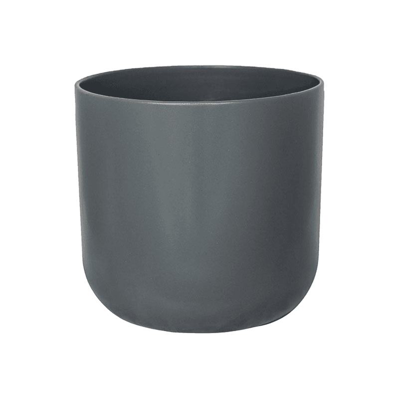 Lisbon Planter, H25.5 x W26 x D26cm, Charcoal
