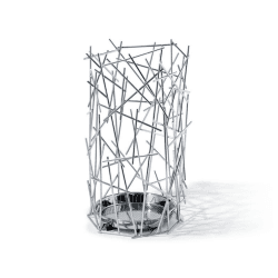 Image showing the Blow Up by Fratelli Campana Umbrella stand, Stainless Steel product.