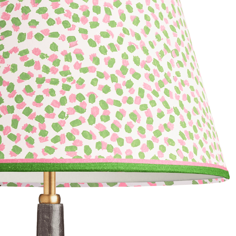Empire Straight Shade Polka Dot Paper By GP & J Baker, 30cm, Pink/Green
