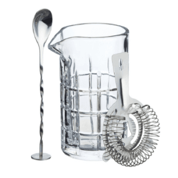 BarCraft Cocktail mixing set, 0.5 litre, Glass