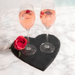 Image showing the Slate Heart Shaped Serving Platter, 25cm product.