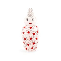 Image showing the Canopie, Vase with Lid, Red product.