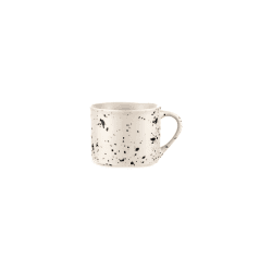 Image showing the Ama Splatter Set of 2 Mugs, 200ml, White and Black product.