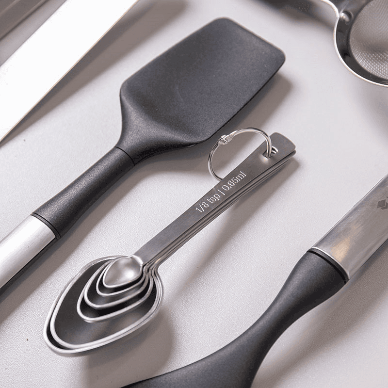 Measuring Spoon 6 Piece Set, 11 cm, Stainless Steel
