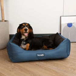 Image showing the Expedition Dog Bed, 75 x 60cm, Atlantic Blue product.