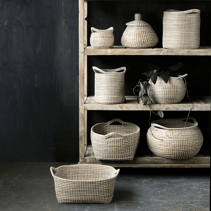 Lagra Basket, 46 x 37 x 21cm, Seagrass