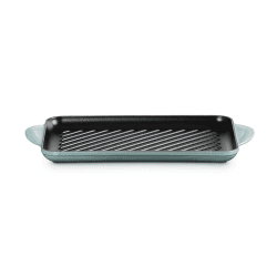 Image showing the Cast Iron Rectangular Grill, 32cm, Sea Salt product.