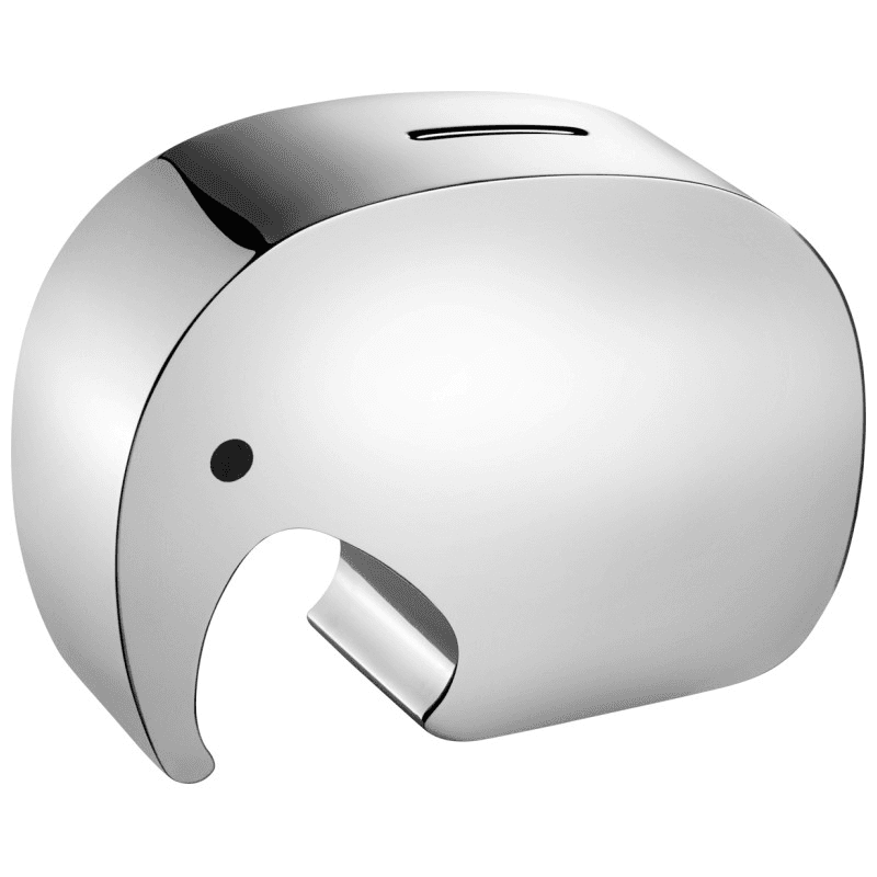 Elephant Moneybox, Silver