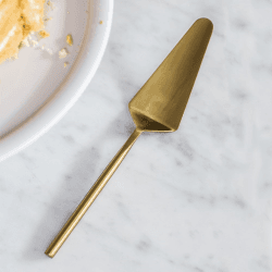 Image showing the Brompton Cake Slice, Antique Brass product.