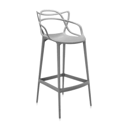 Image showing the Masters Barstool, H99 x W49 x D65 cm, Grey product.