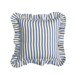 Image showing the Candy Stripe Cushion Cover, 45 x 45cm, Blue product.