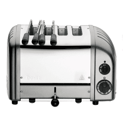 Image showing the Classic Combi 2 x 2 slot toaster, metallic silver product.