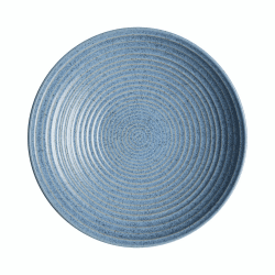 Image showing the Studio Blue Large ridged bowl, Dia.31cm, Blue Flint product.