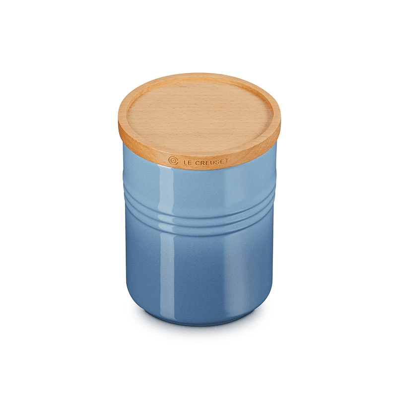 Stoneware Storage Jar, Medium, Chambray