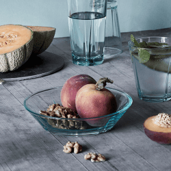 Image showing the Grand Cru Set of 2 Recycled Glass Desset Plates, D16cm, Clear product.