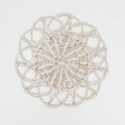 Image showing the Portofino Set of 4 Placemats, D32cm, White product.