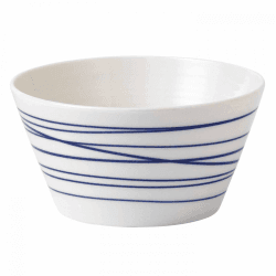 Image showing the Pacific - Lines Cereal bowl, 15cm, Blue product.