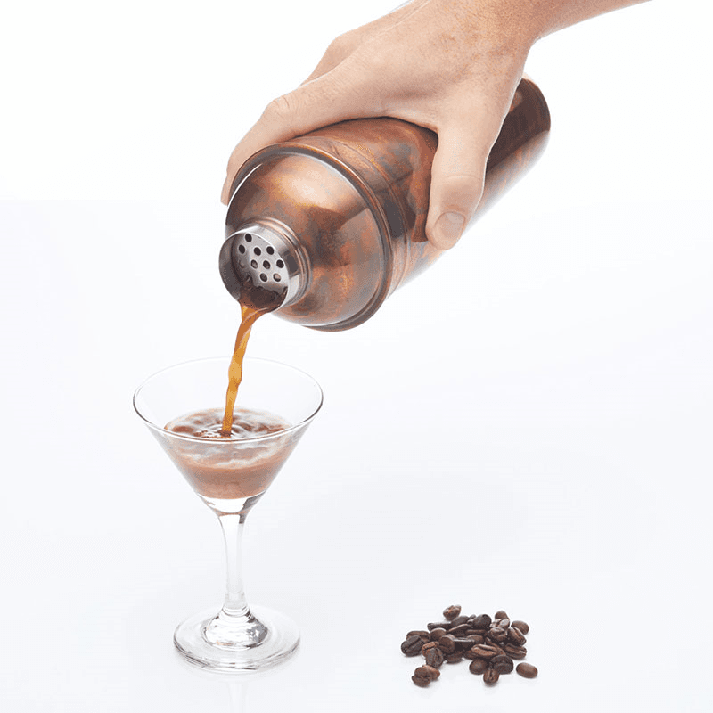 Luxury Cocktail Shaker, 700ml, Iridescent Copper
