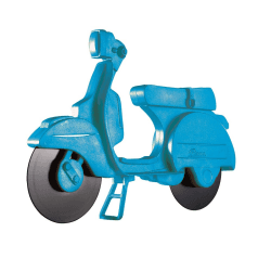 Image showing the Scooter pizza cutter, 18 x 11cm, Blue product.