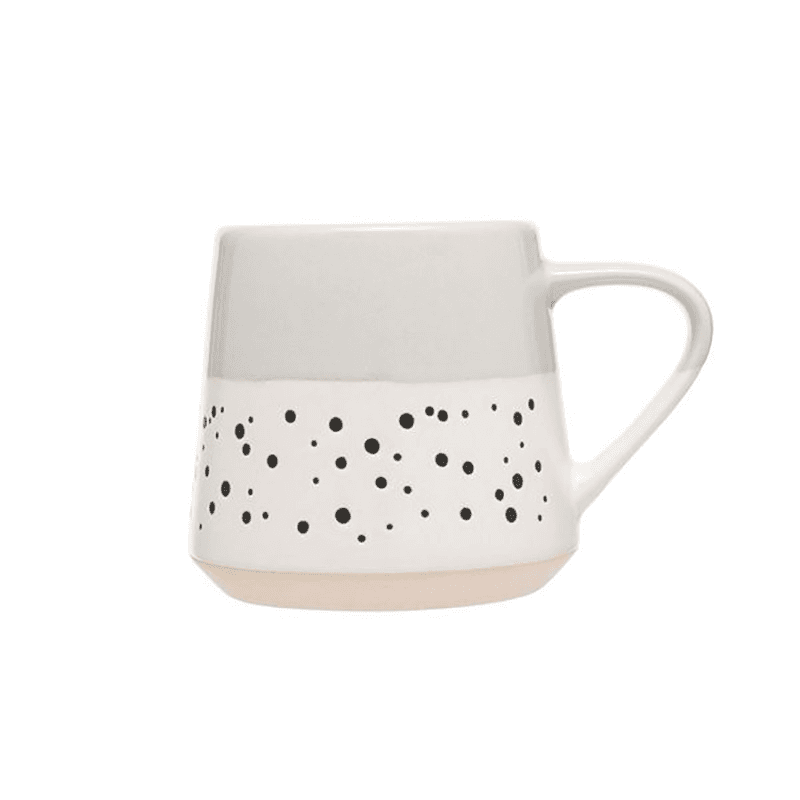 Dotted Mug, 350ml, Grey