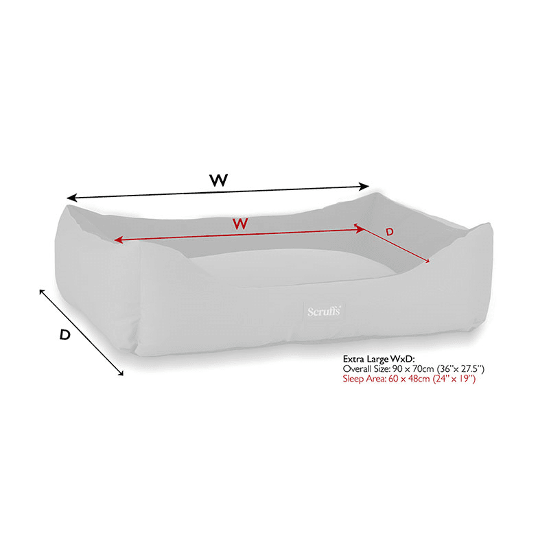 Expedition Dog Bed, 90 x 70cm, Atlantic Blue