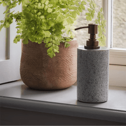 Image showing the Asana Marble Soap Dispenser, Grey product.