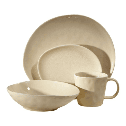 Image showing the Vie Naturelle Large Plate, W27.5cm x D25cm, Cream product.