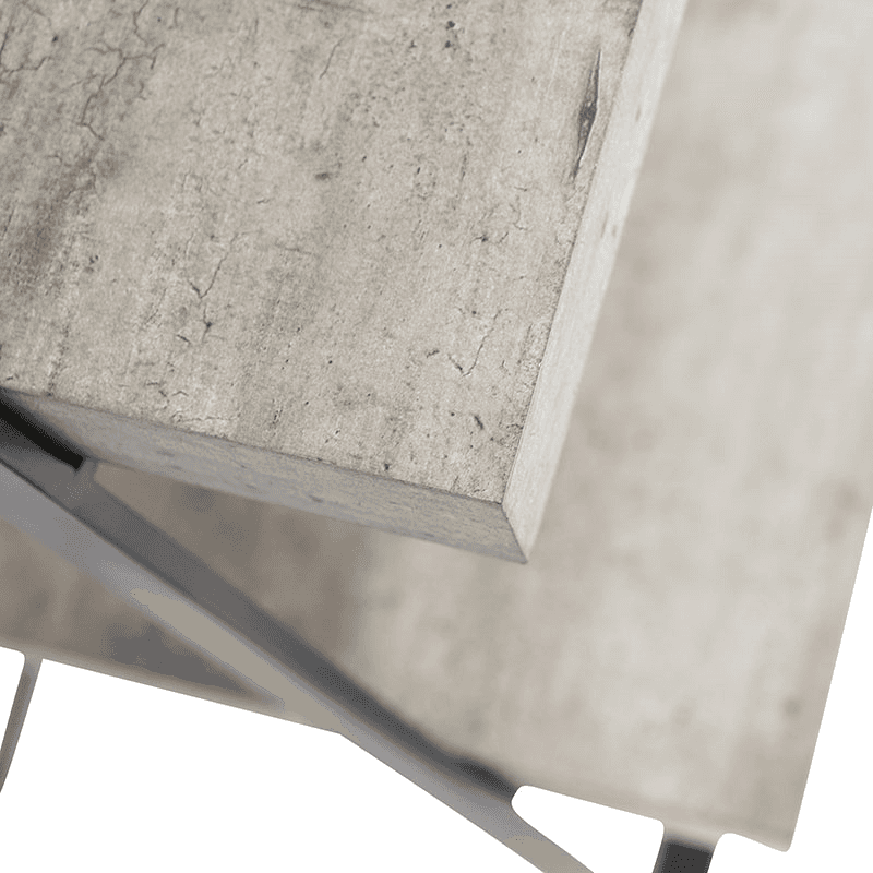 Jersey 4 Shelf Unit, Grey & Black