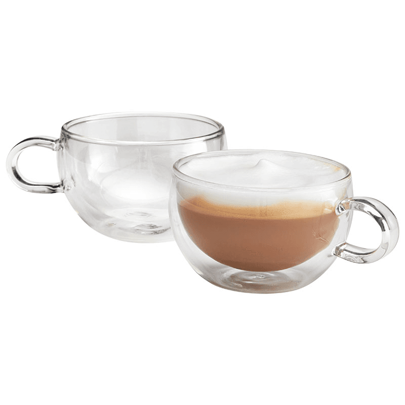Duo Form Cappuccino Glass Set, 250ml