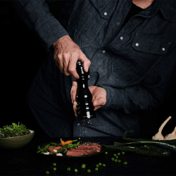 Image showing the London Salt & Pepper Mills, 180mm, Black Gloss product.