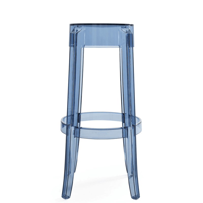 Philippe Starck 2005 Charles Ghost Stool, H75cm, Powder Blue