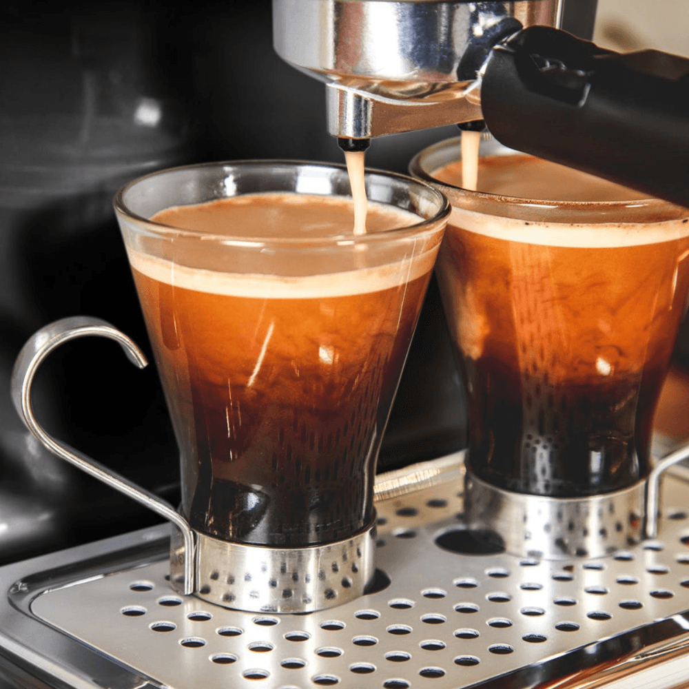Retro Espresso Machine, Black