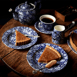 Image showing the Calico Plate, D21.5cm, Blue product.