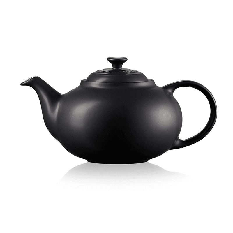 Stoneware Classic teapot, 1.3 litre, satin black