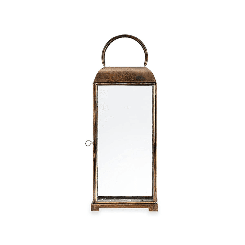 Lantern, Kaso, Small, Aged Antique Brass