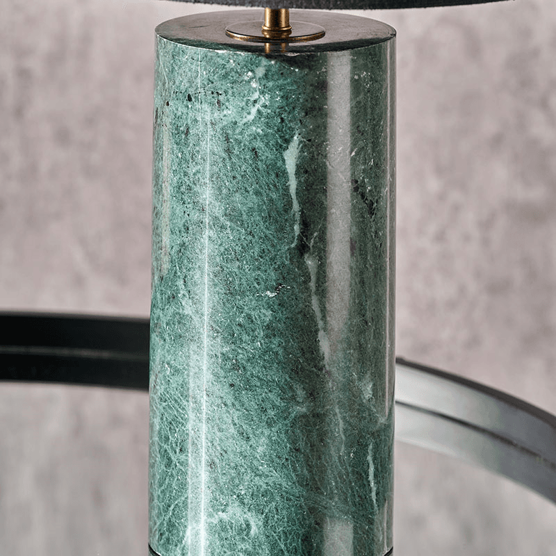 Kiorini Table Lamp Base, H35cm, Green Marble