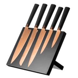 Image showing the Titan 6-Piece Knife Block; Copper product.