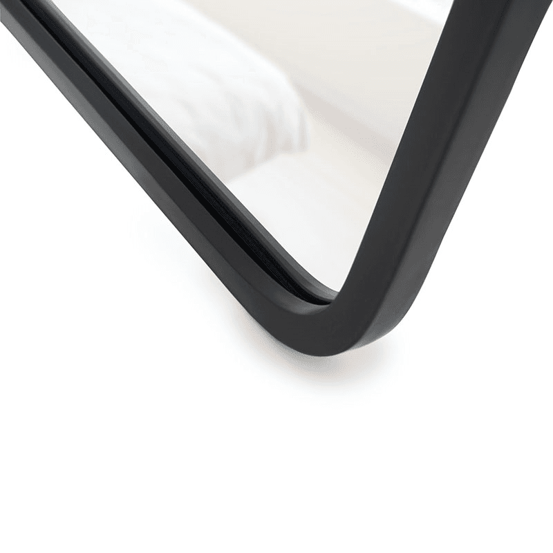 Hub Leaning Mirror, 37 x 157cm, Black